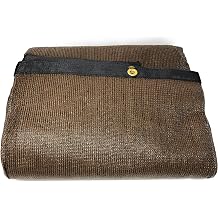 4 X 50 Dark Brown UV Rated 85% Blockage Fence Privacy Screen Windscreen Shade Cover Fabric Mesh Tarp W/Grommets 145gsm