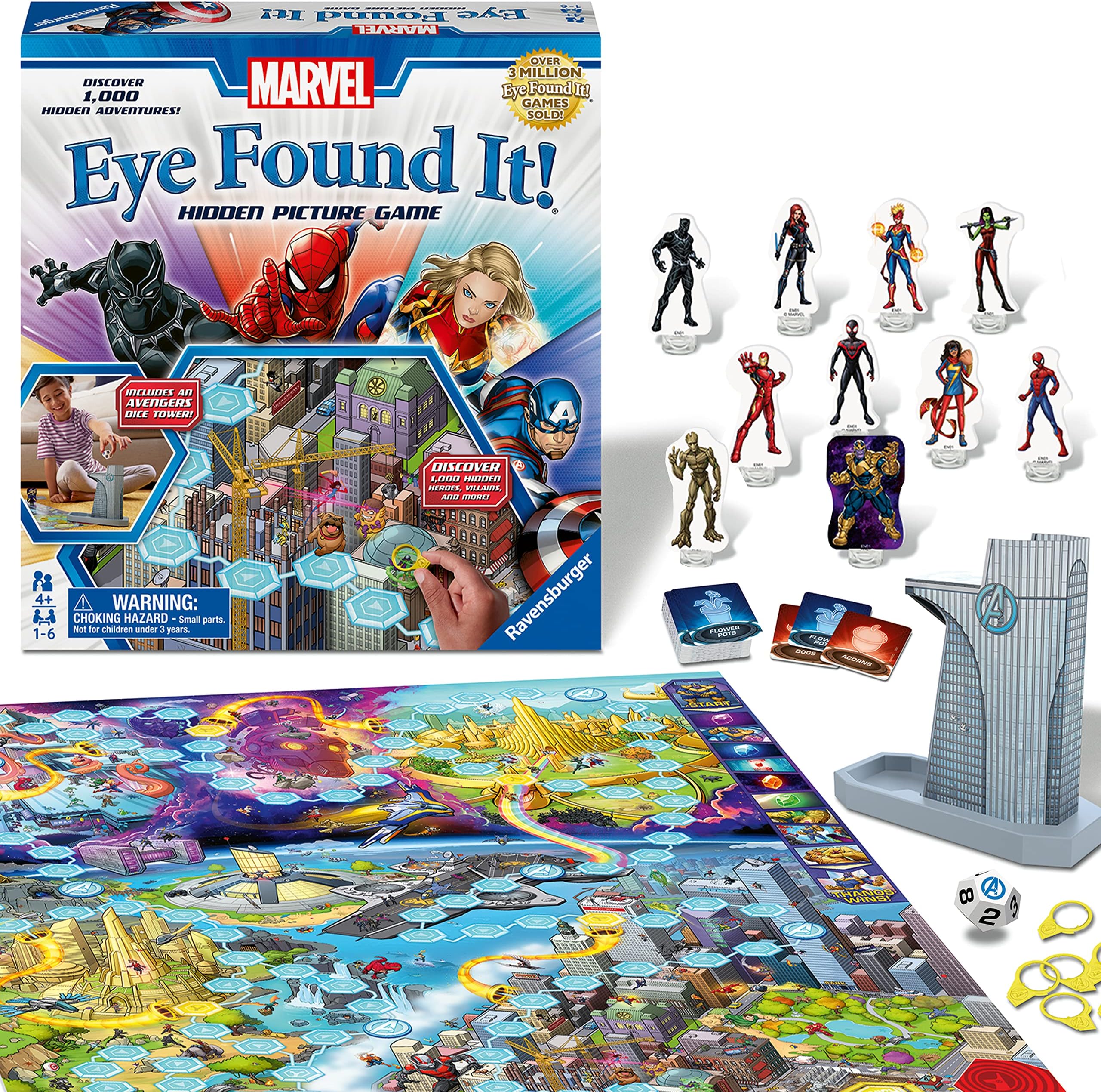 Ravensburger World of Disney Eye Found It!™ Board Game for Boys and Girls Ages 4 and Up - A Fun Family Game