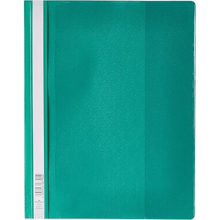 5er Pack DURABLE Schnellhefter A4 Überbreit - Transluzent Rot