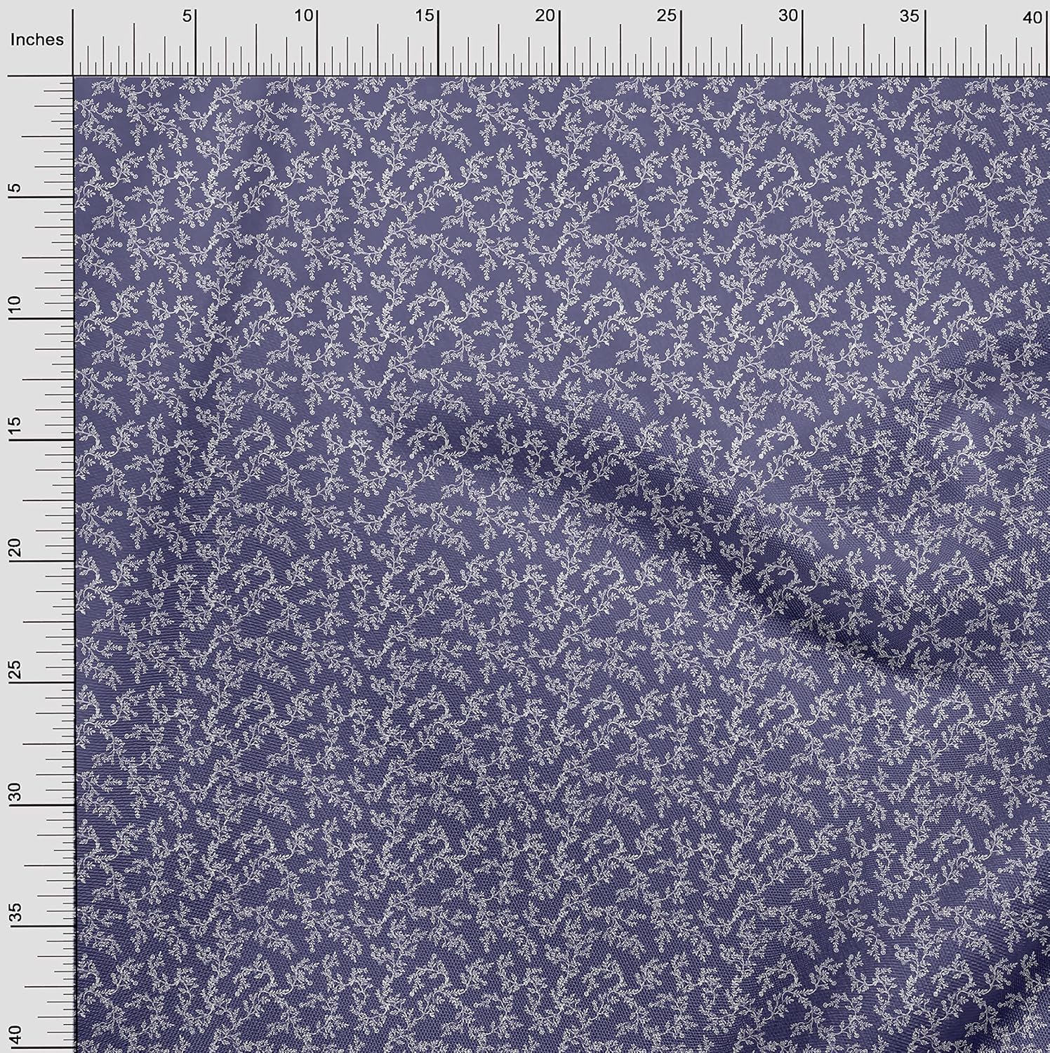 oneOone Polyester Spandex Violet Fabric Floral Sewing Fabric by The Yard Printed DIY Clothing Sewing Supplies 56 Inch Wide-65