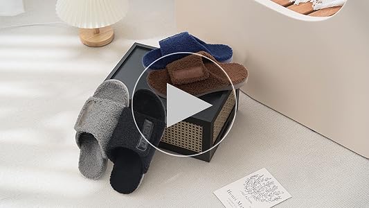 Amazon.com: ONCAI Mens House Slippers with Arch Support，Fur