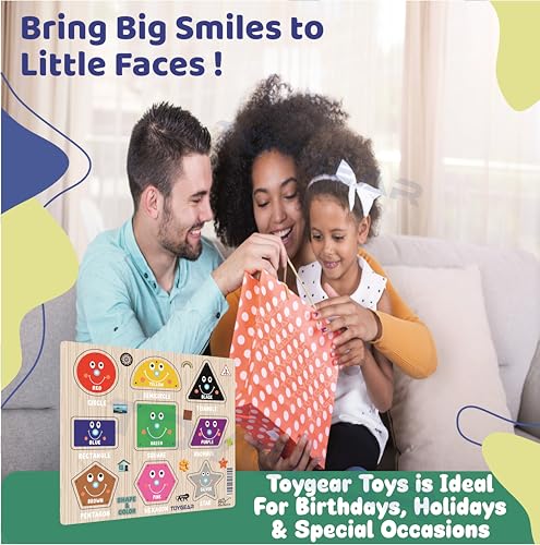 Image of Shape Eco Friendly Materials Wooden Learning Toys Puzzle for Brain Training /jorky Cutting Puzzle for Home /School /Non-Toxic /Education Memory Games for Baby Boy and Girl