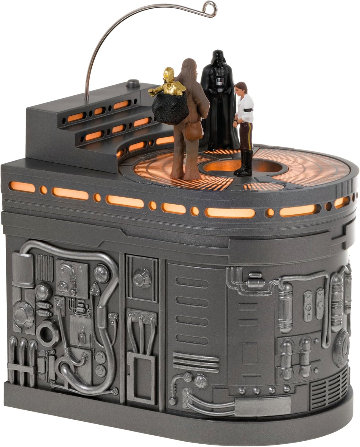 Hallmark Keepsake Christmas Ornament, Star Wars: The Empire Strikes Back Into The Carbon-Freezing Chamber with Light, Sound and Motion, Gifts for Star Wars Fans