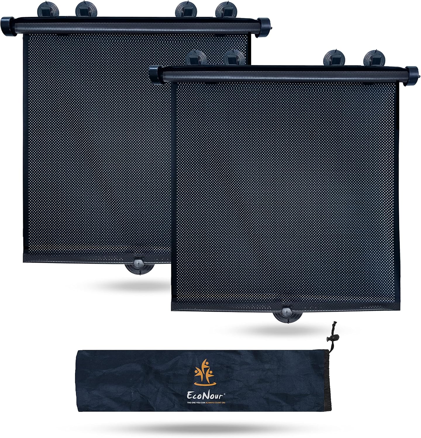 EcoNour Roller Sunshade for Car XXL (2 Pack) Amazon.co.uk Automotive