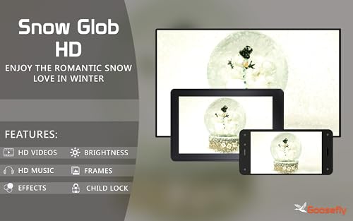globo de neve HD grátis decorar sua tela com o belo homem da neve do natal no inverno na sua TV HDR