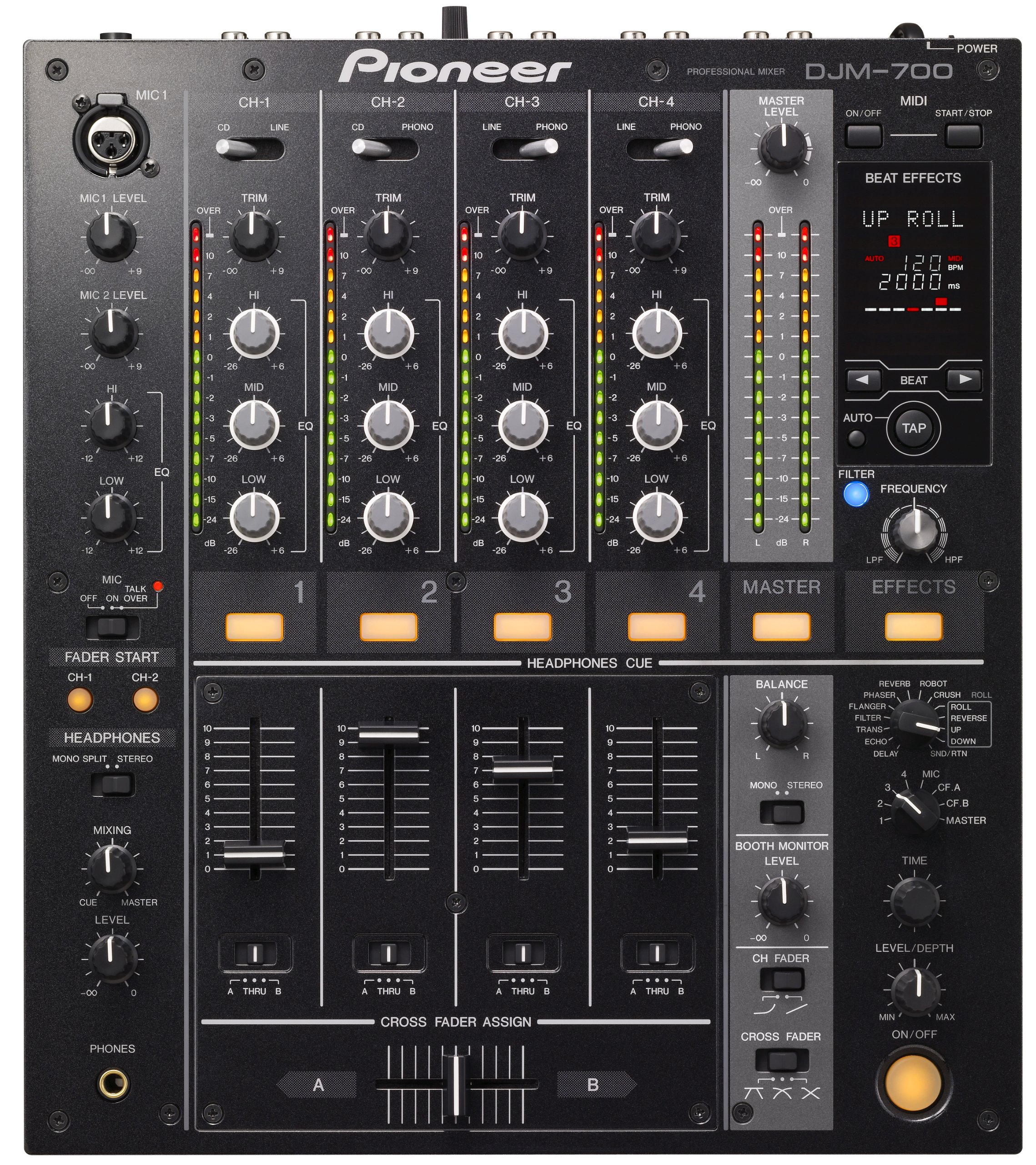 Pioneer DJM-700-K ジャンク品(DJミキサー)｜売買されたオークション  