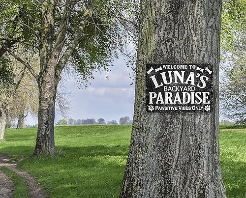 Miniatura 5 de Customized Dog Name Backyard Playground Metal Indoor Outdoor Sign