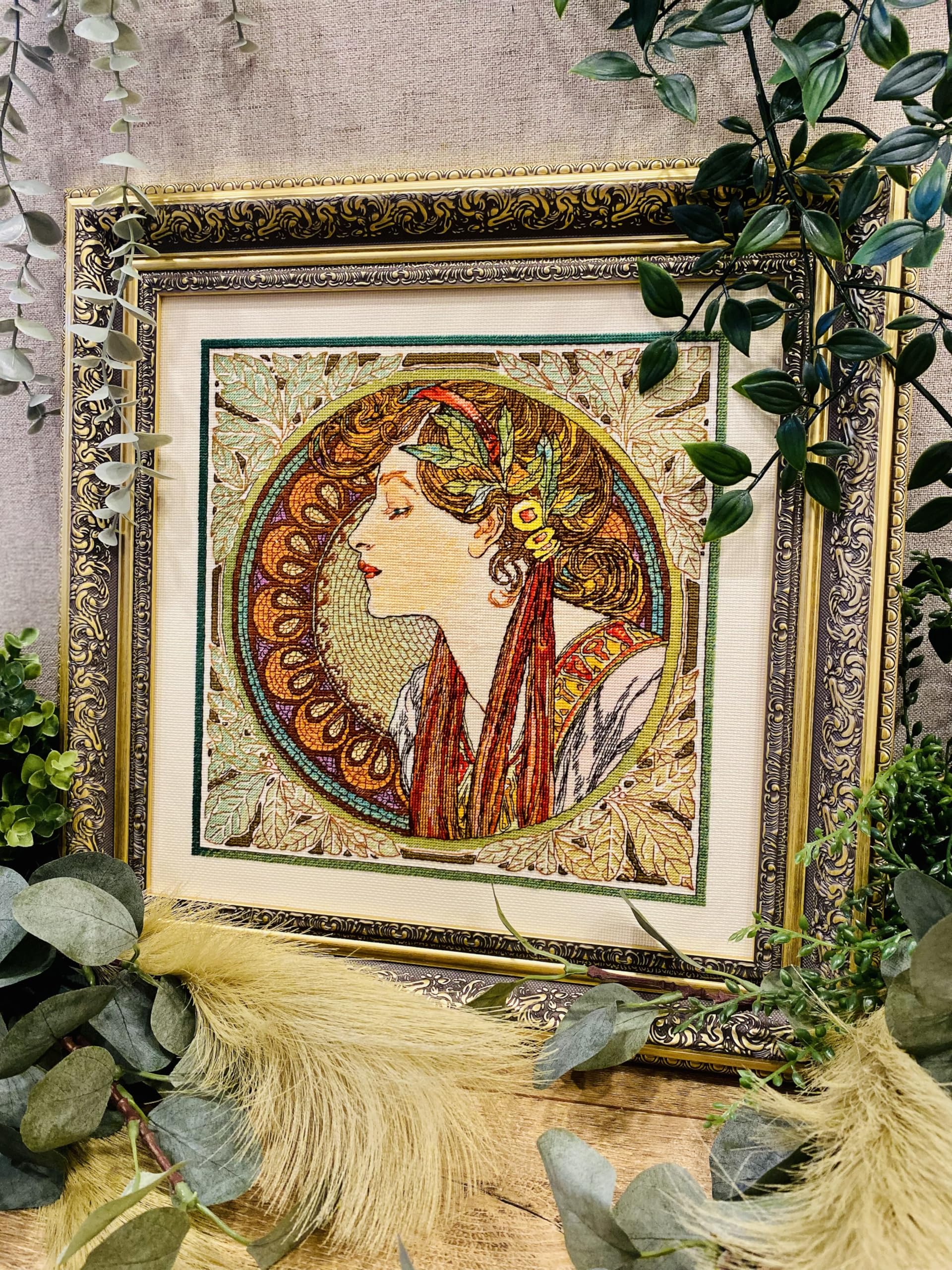 Riolis Kit de broderie au point de croix Multicolore 30 x 30 cm