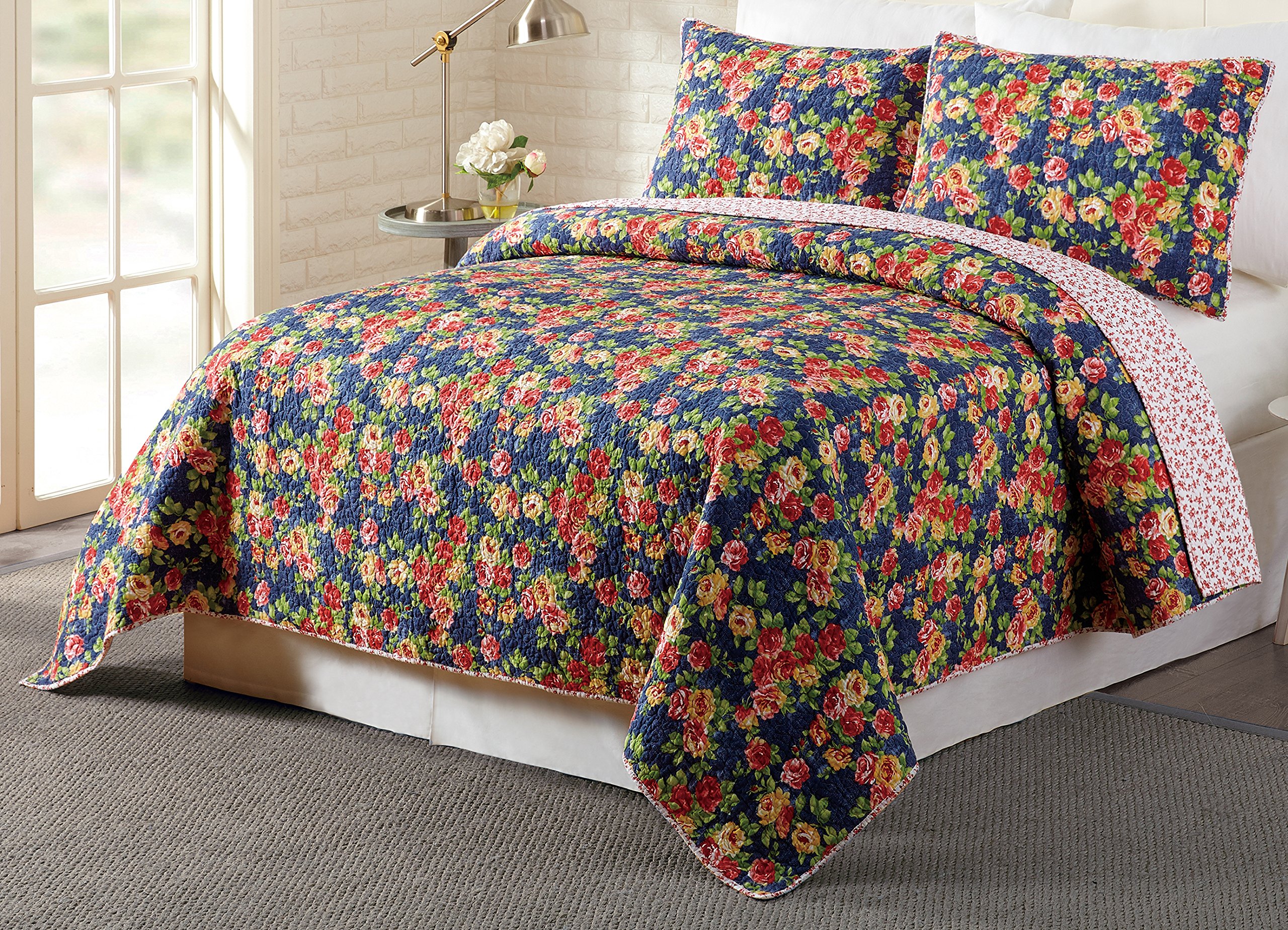 Modern Heirloom Collection Maria Quilt Set - 3 Piece