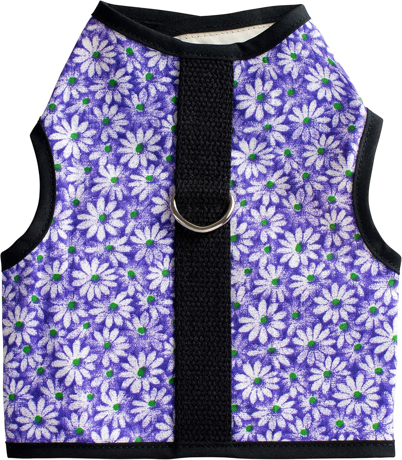 Kitty Holster Cat Harness Crazy Daisy Purple (M/L) Pet