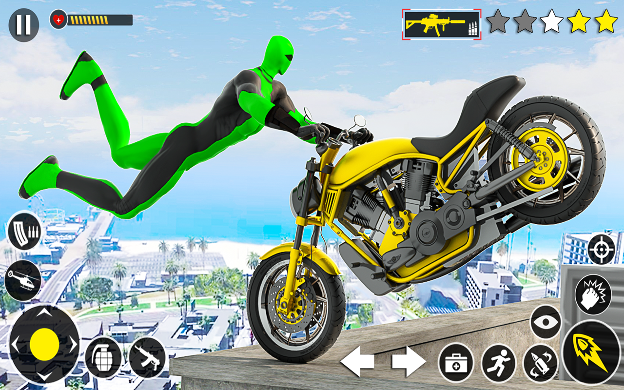 Superhero Bike Mega Ramps Stunts Games: ATV Quads Bike Stunt Racing 3D ...