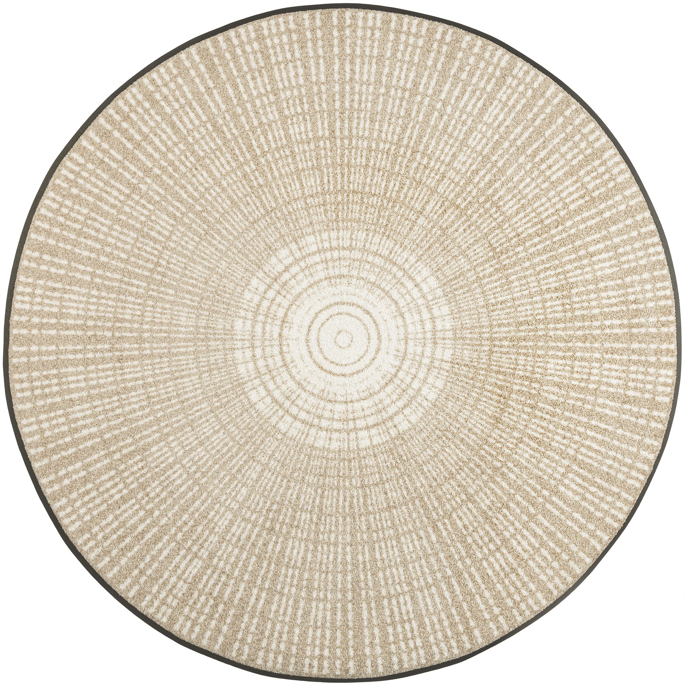 Wash+Dry Doormat Cascara Beige 115 x 115 cm Washable Inside and Outside