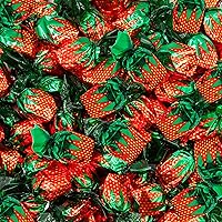 Vista 1 de Arcor Strawberry Bon Bons 2 Pound Bag Individually Wrapped Hard Candy Old Fashioned Bulk Red Candies with Sweet Strawberry Filling