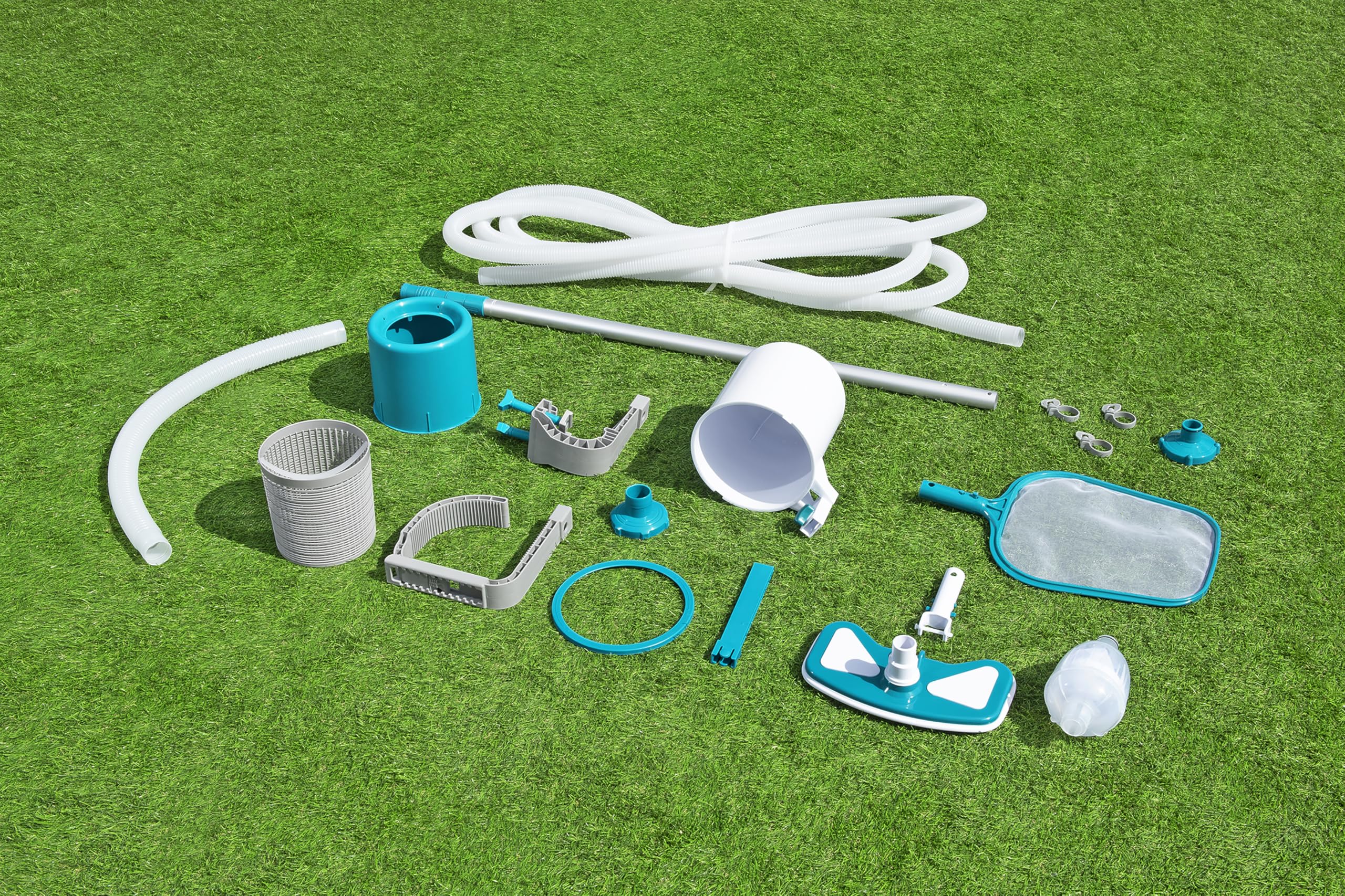 Bestway Poolpflege-Set AquaClean Deluxe für Poolgrößen bis 612 cm (ausgenommen Stahlwandpools)