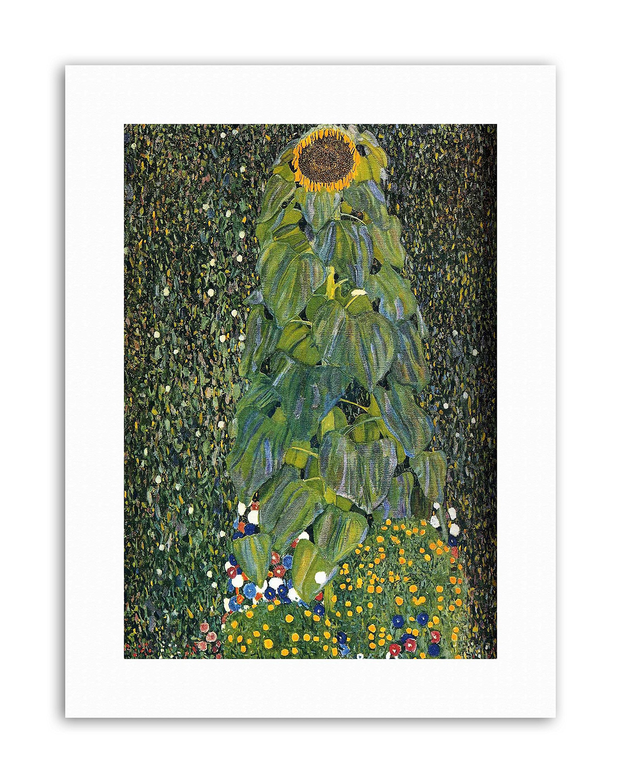Wee Blue Coo Gustav Klimt The Sunflower 1907 Picture Old Master Canvas Art Print