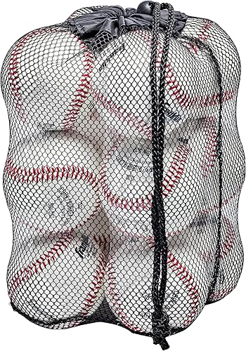 Miniatura 8 de Franklin Sports Béisbol de tamaño oficial - OL1000 de 9 pulgadas - Béisbol oficial de la liga - Ideal para práctica + entrenamiento - Tamaño oficial