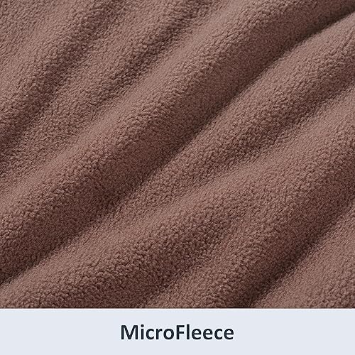 Miniatura 7 de Berkshire Blanket Manta de microforro polar de tamaño individual, color gris pardo, ligera, suave y transpirable, manta de microforro polar de felpa