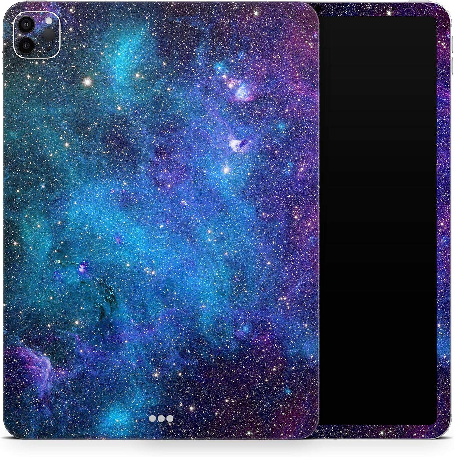 DesignSkinz - Azure Nebula Full-Body Wrap Decal Protective Skin-Kit Compatible with Apple iPad 8th Gen 10.2" (A2270/A2428)