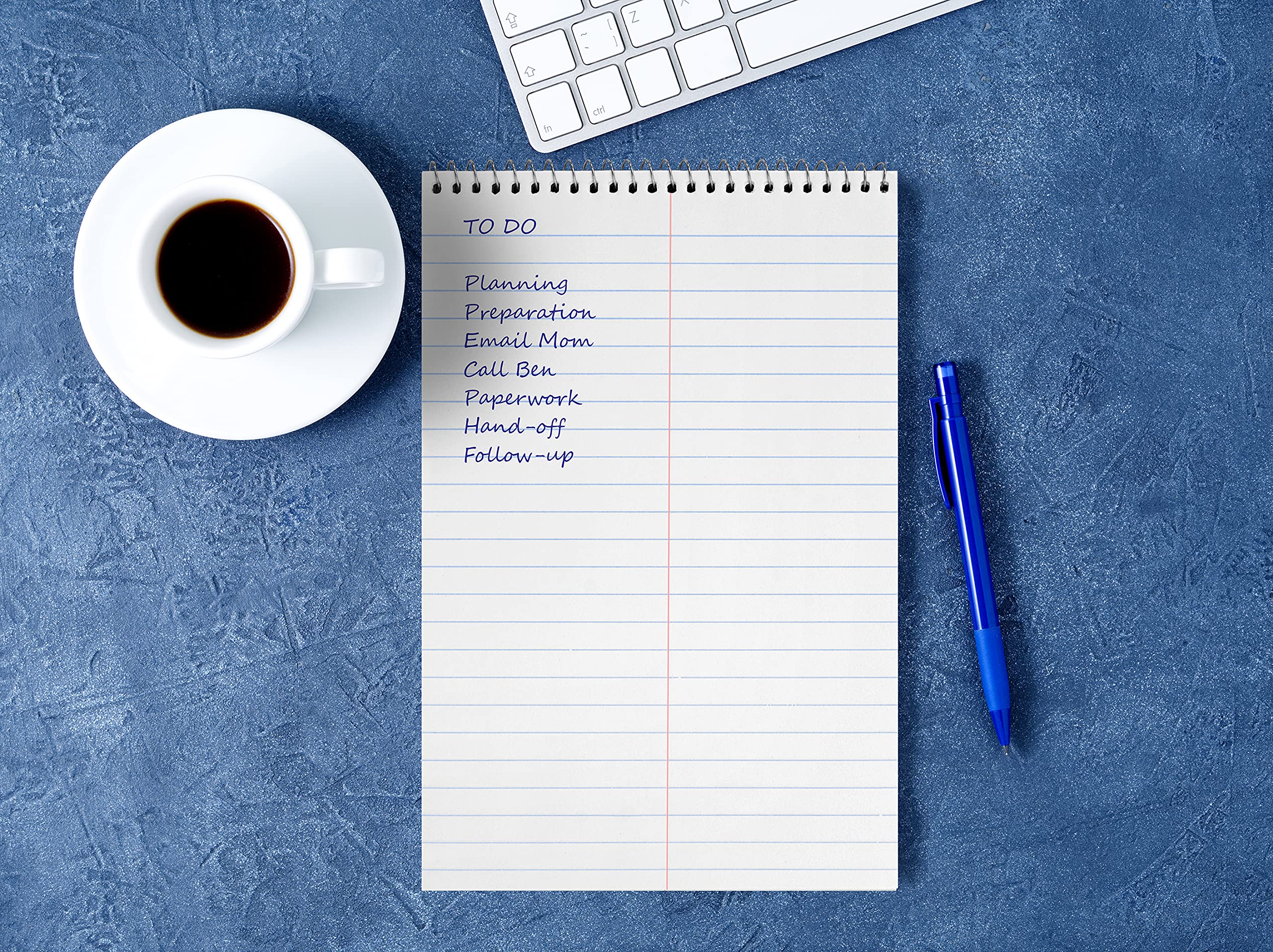 Better Office Products Spiral Steno Pads, 8 Pack, 6 x 9 inches, 60 Sheets, White Paper, Gregg Rule, Natural Board Cover, 8 Steno Notebooks - Image 3