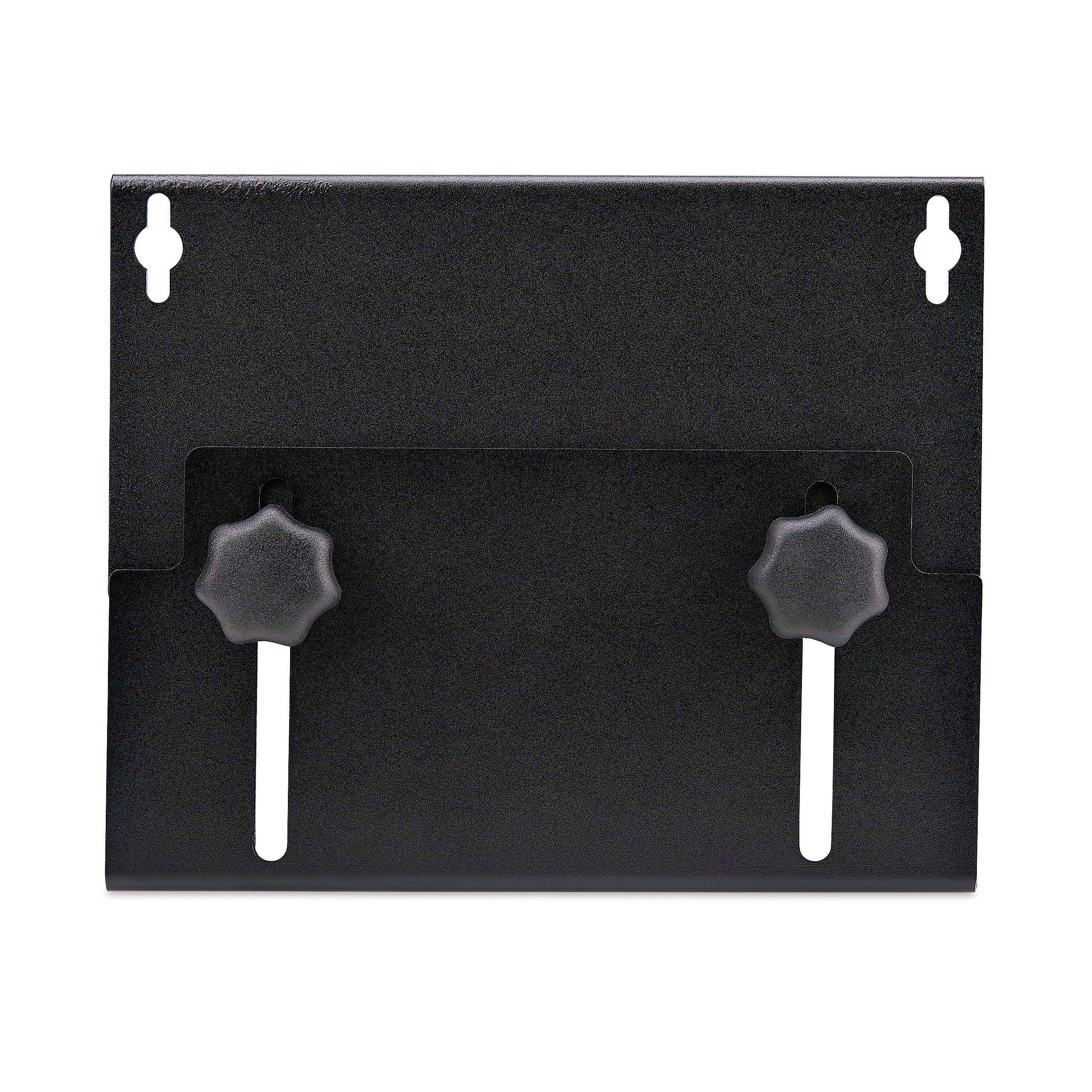 StarTech PC-Wandhalterung, bis 18kg, 50-200mm (2NS-CPU-WALL-MOUNT) | Verstellbar, Für Mini PC und Tower, Wandmontage, Werkzeuglos, Pulverbeschichteter Stahl, Platzsparend