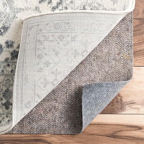 Miniatura 7 de nuLOOM Brody - Almohadilla antideslizante ecológica ovalada de 5 x 8 pulgadas, color gris