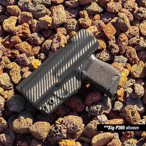 Miniatura 6 de Clip & Carry IWB Kydex - Funda para el Sig Sauer P365XL  Interior oculto en la cintura  retención de clic audible  Adjus. Cant  Compatible con