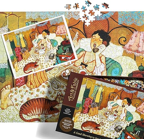 Miniatura 3 de Art & Fable Puzzle Company A Good Morning by Otar Imerlishvili - Rompecabezas de 750 piezas para adultos