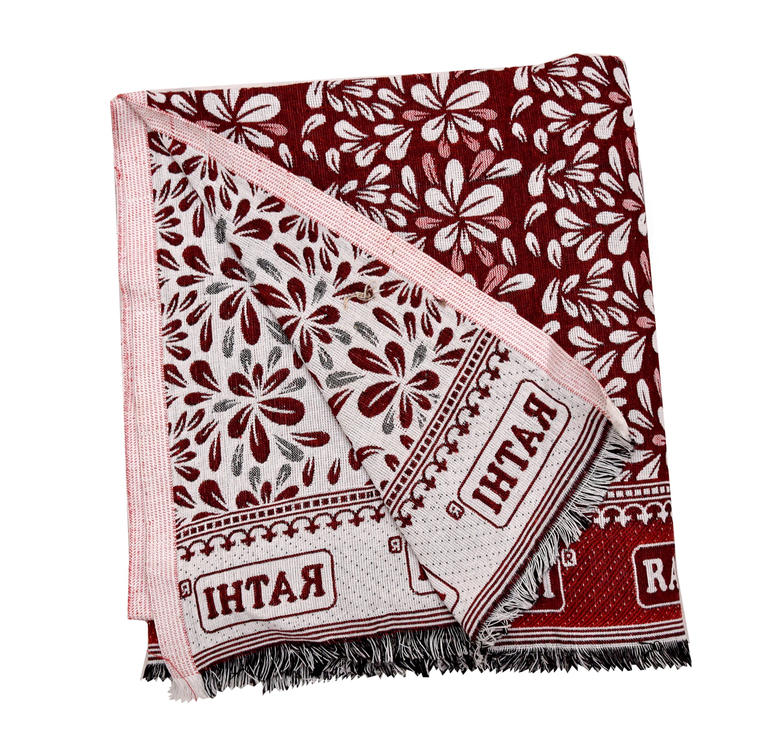 Rathi Textiles Comfort Cotton Solapur Chaddar - Multicolored