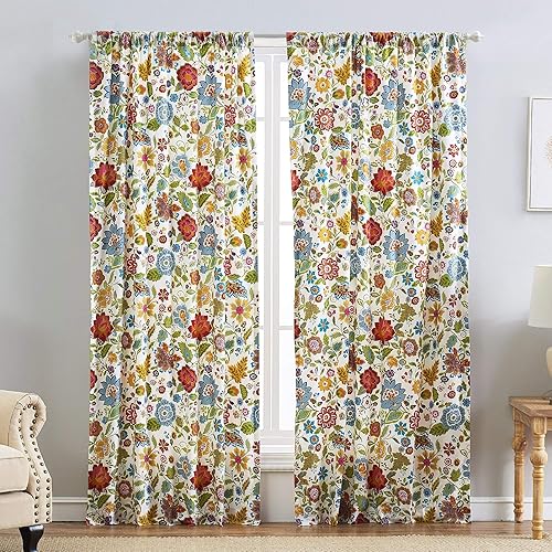Par de cortinas Greenland Home Fashions Astoria