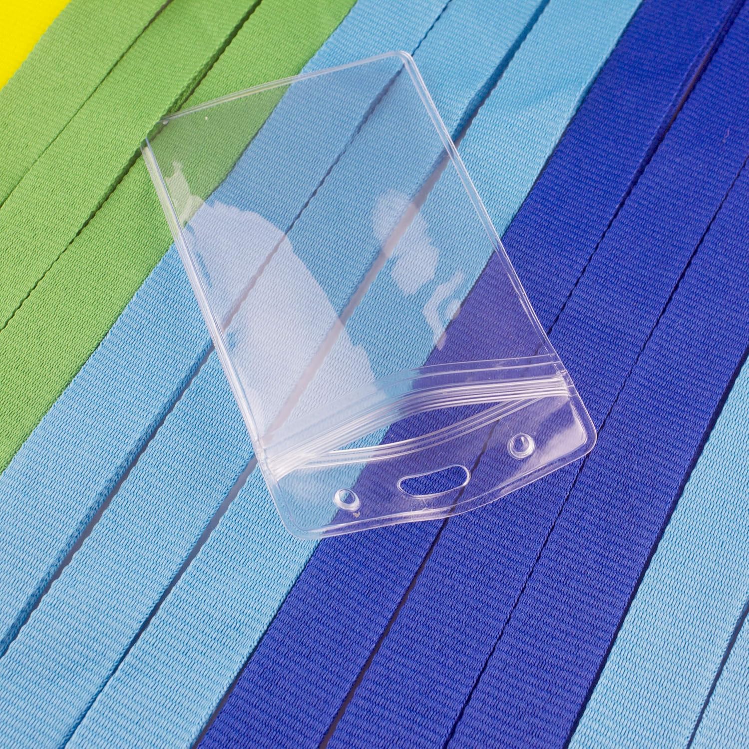 12 Pack Cruise Lanyard with Waterproof ID Card Holder, Colorful Durable Lanyard with Badge ID Card Holder (Light Purple, 12 Pack) - Image 3