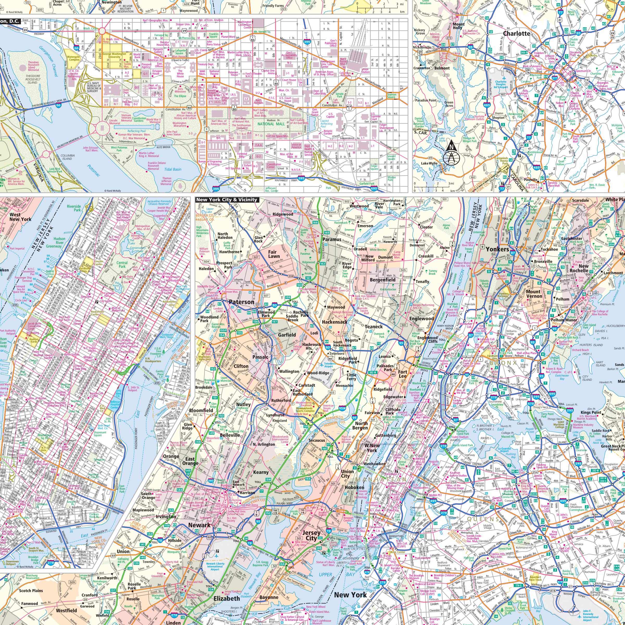 Rand McNally Folded Map: Eastern United States - Image 6