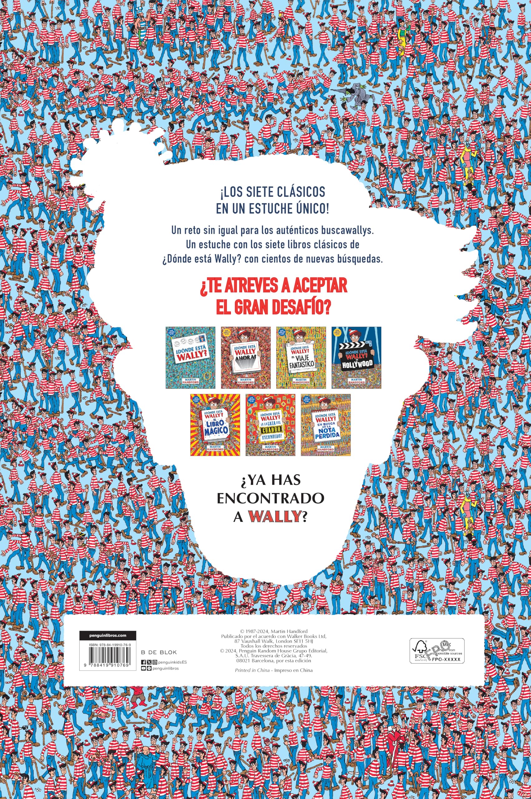 ¿Dónde está Wally? - Los siete clásicos en un estuche único: ¡Con nuevos desafíos! (Busca y encuentra)
