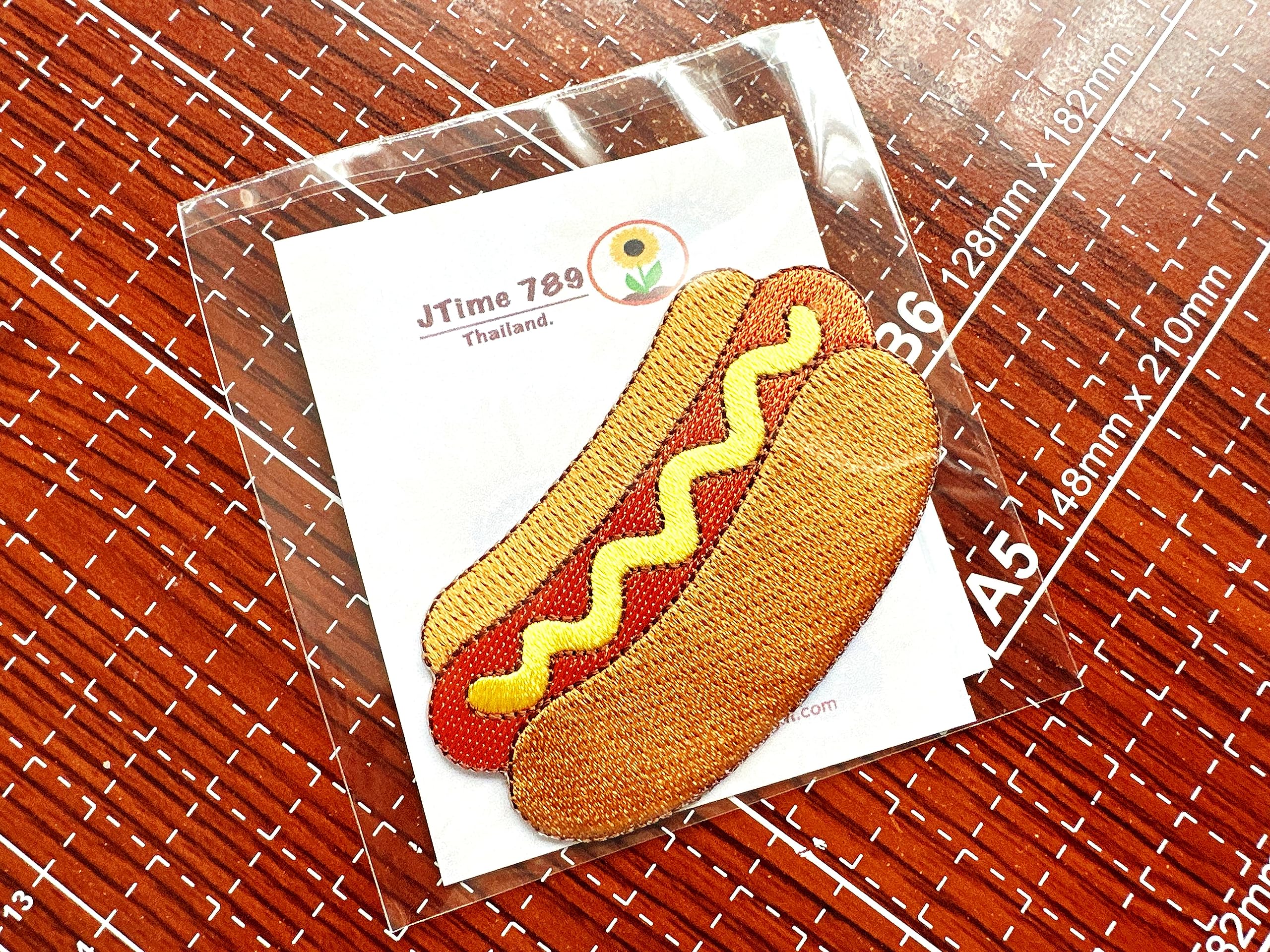 Embroidered Food Iron On/sew on Patch,chocolate Cookie Adornment Applique,french Fries Patch,hot Dog Patch, Fast Food Foodie Badge