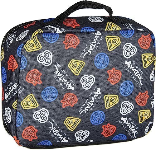 Miniatura 5 de Nickelodeon Avatar The Last Airbender Characters Aang Zuko Katara Sokka - Mochila de 5 piezas, botella de agua Icepack, Varios colores, Personajes