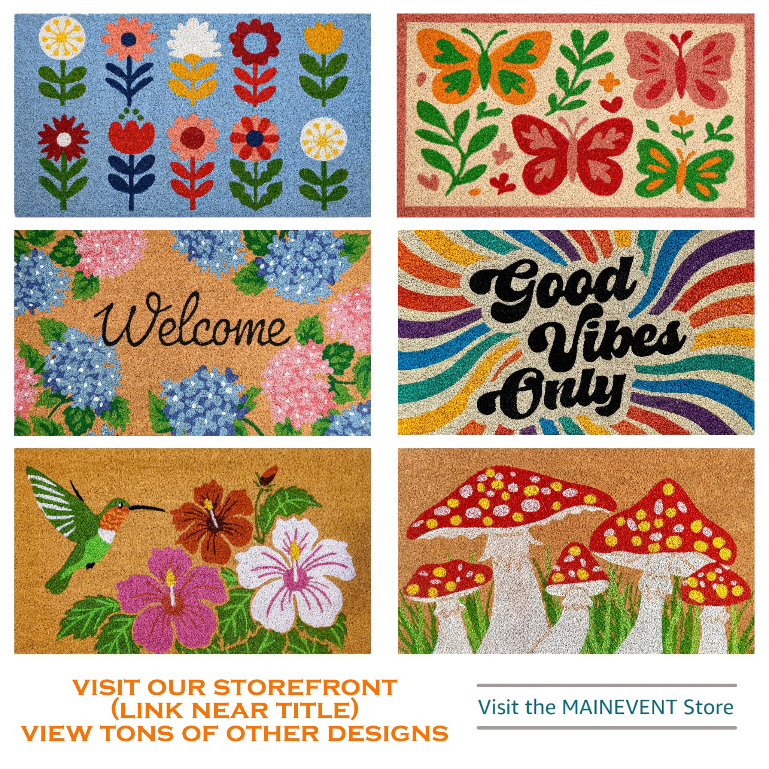 Amazon.com: MAINEVENT Hello Summer Welcome Mat Popsicle Decor
