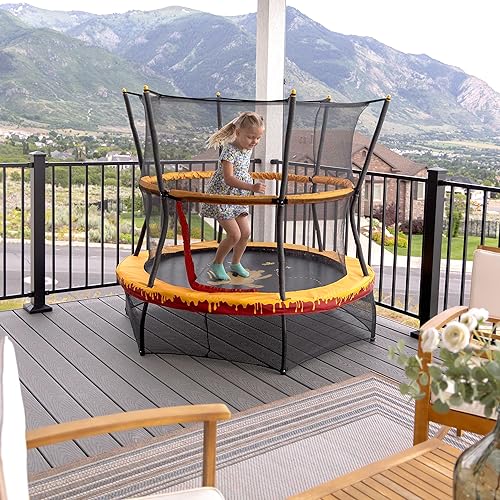 Miniatura 6 de SKYWALKER TRAMPOLINES Mini trampolín Hundred Acre Woods de 48 y 60 pulgadas (Winnie The Pooh, Kanga, Eeyore)