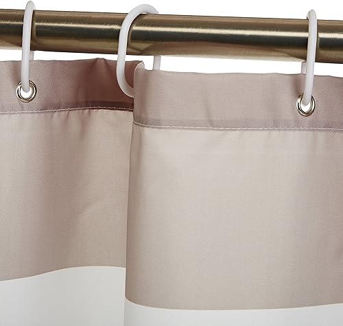 Miniatura 3 de Tienda Basics - Cortina de ducha con ganchos 72 x 72 pulgadas