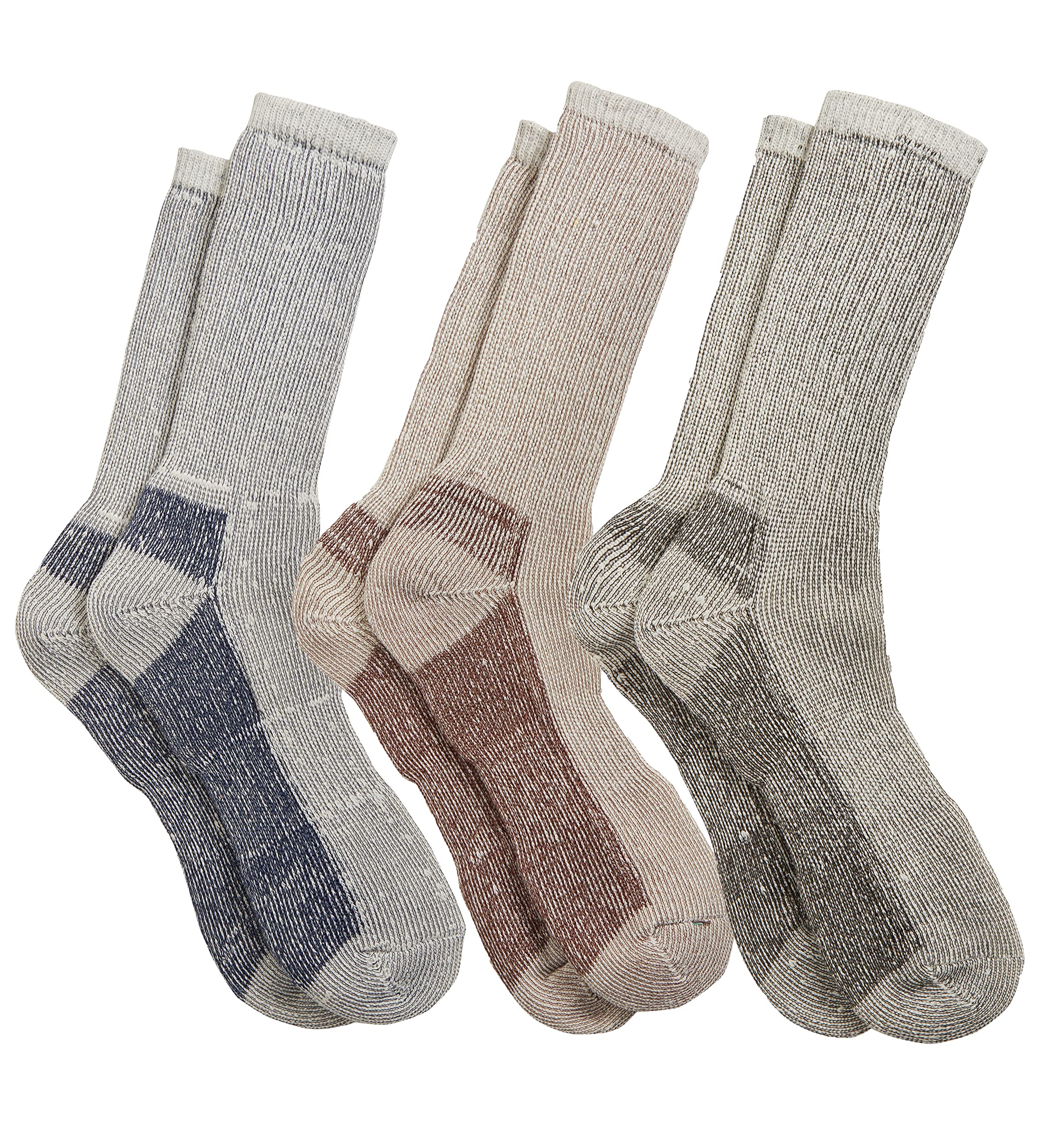 Sockstack 3 Pairs Of Mens Wool Hike Trekking Socks Thick Chunky Walking Work Boot Sock Outdoor Padded Anti Blister