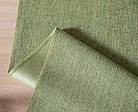 Vista 110 de ZeeMart Light Grey Table Runners 108 Inches Long, Burlap Linen Style Rustic Farmhouse Table Runner, Long Boho Dining Table Runner, 13x108 Inches