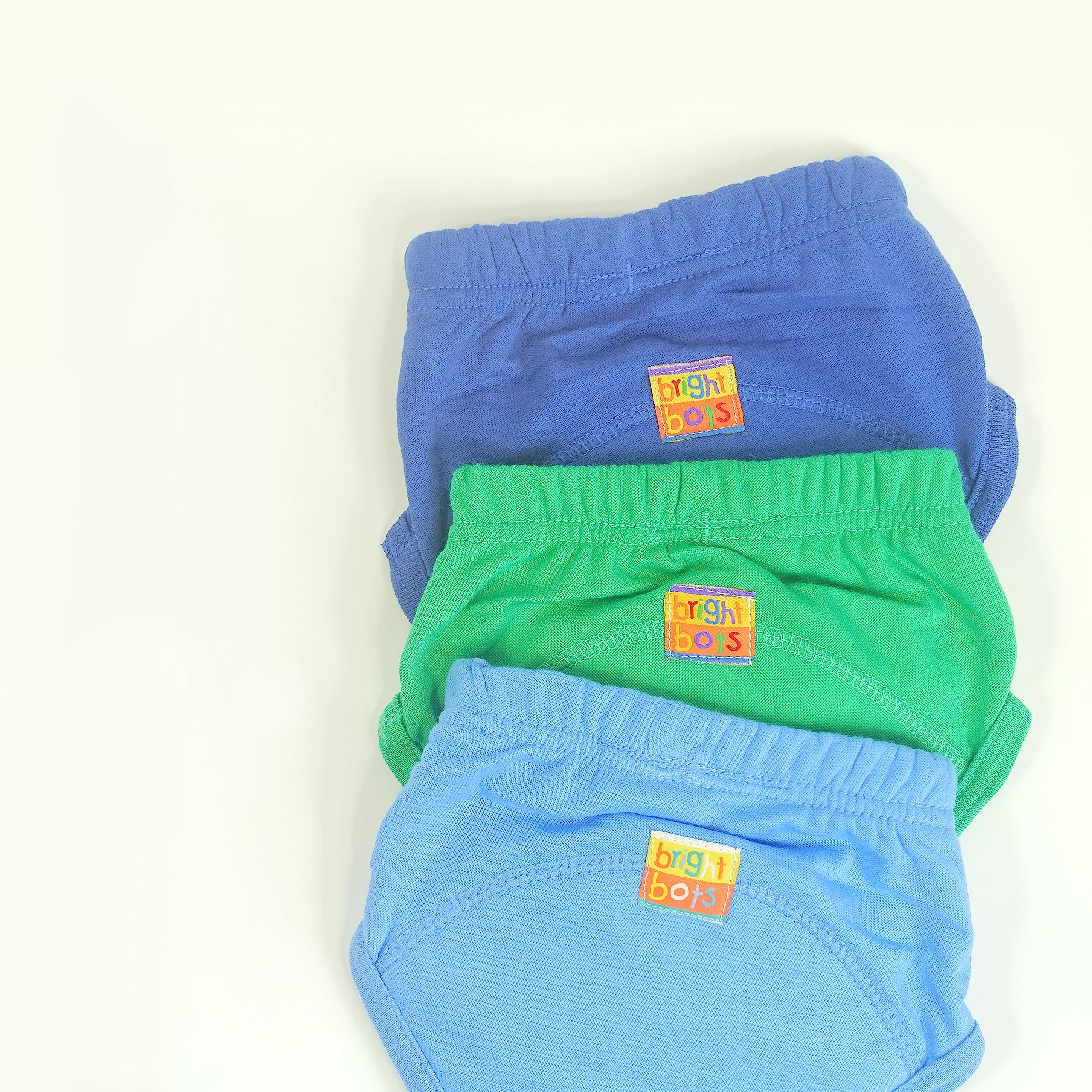 Bright Bots Potty Training Pants with Absorbent and Water Resistant Layer. Pull Up Washable Potty Pants for Toddlers - Training Underwear - 2 Pack in use