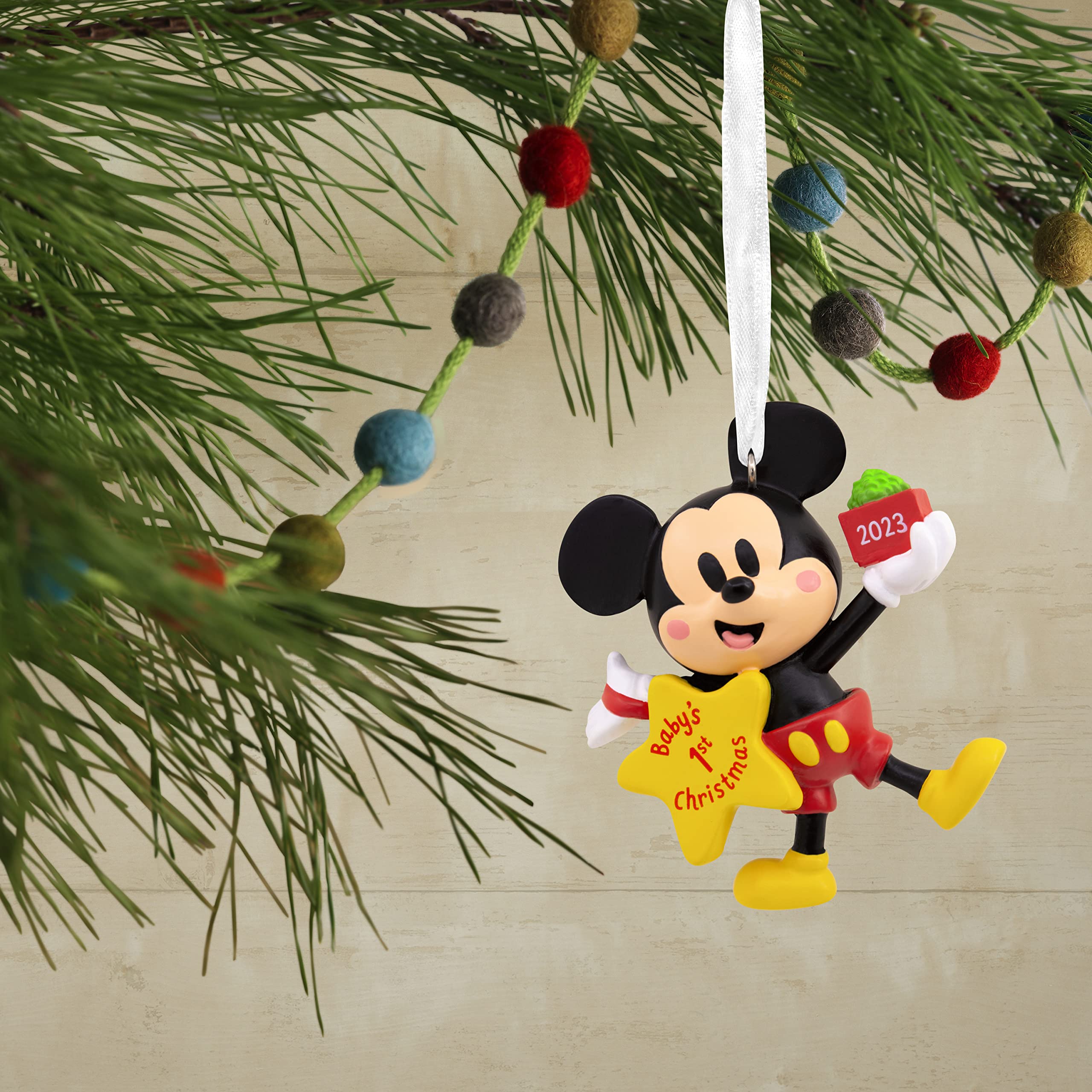 Mickey mouse christmas ornament-Disney Ornament-unique ornament-Kid  Christmas Ornament-Baby First Christmas-Personalized Christmas ornament -   Österreich