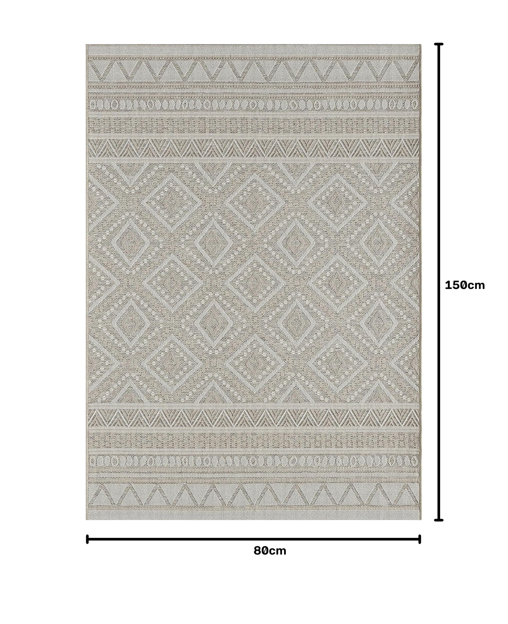 the carpet Calgary - Outdoor Teppich Wetterfest für Balkon & Terrasse, Robuster Flachgewebe Teppich für Garten, Pflegeleicht In- & Outdoor… – Ansicht 2
