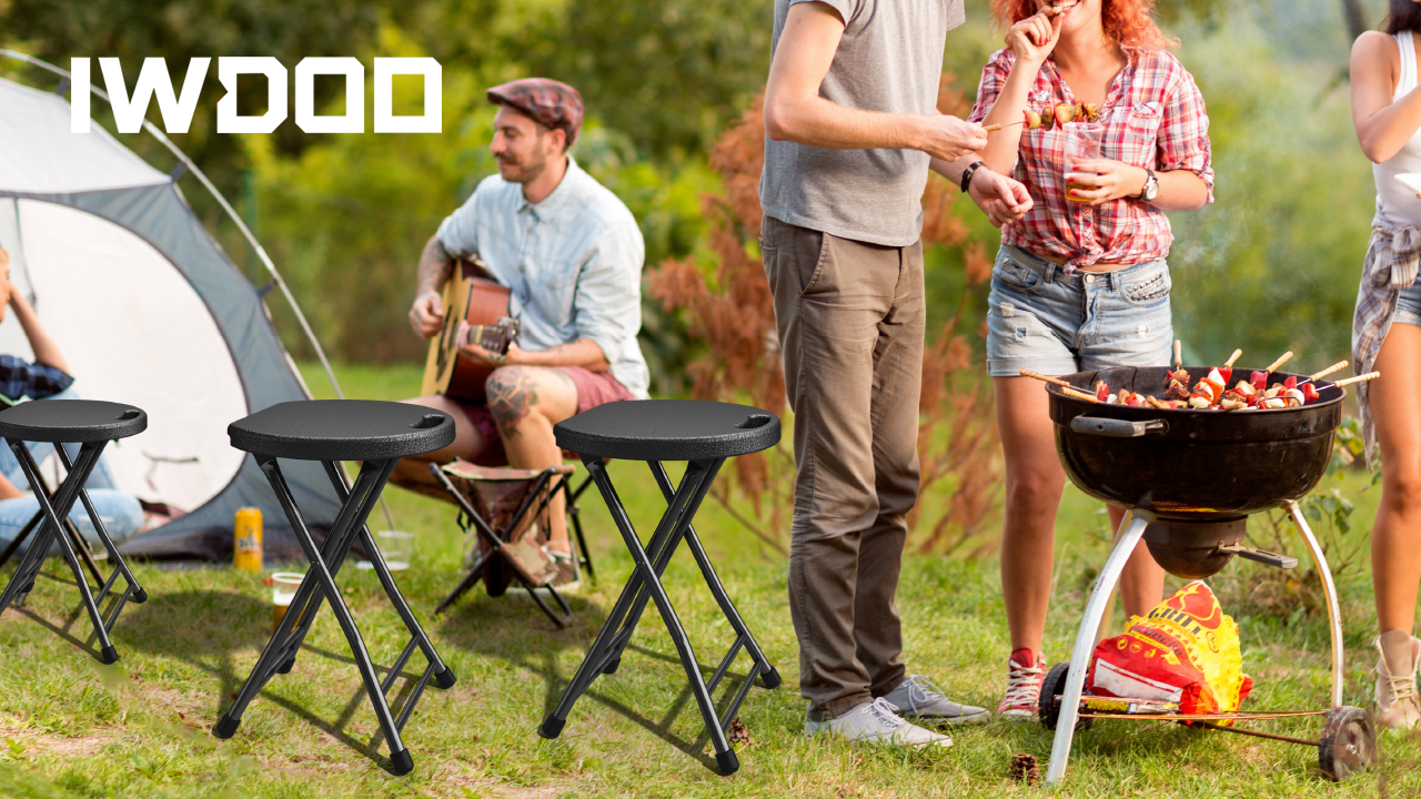 Amazon.com: IWDOO Folding Stool, 18 Inch Foldable Stool with