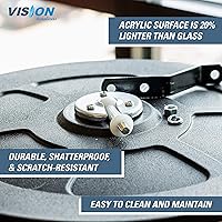 Vista 5 de IC1800 Espejo convexo acrílico de 18 pulgadas, 18 pulgadas