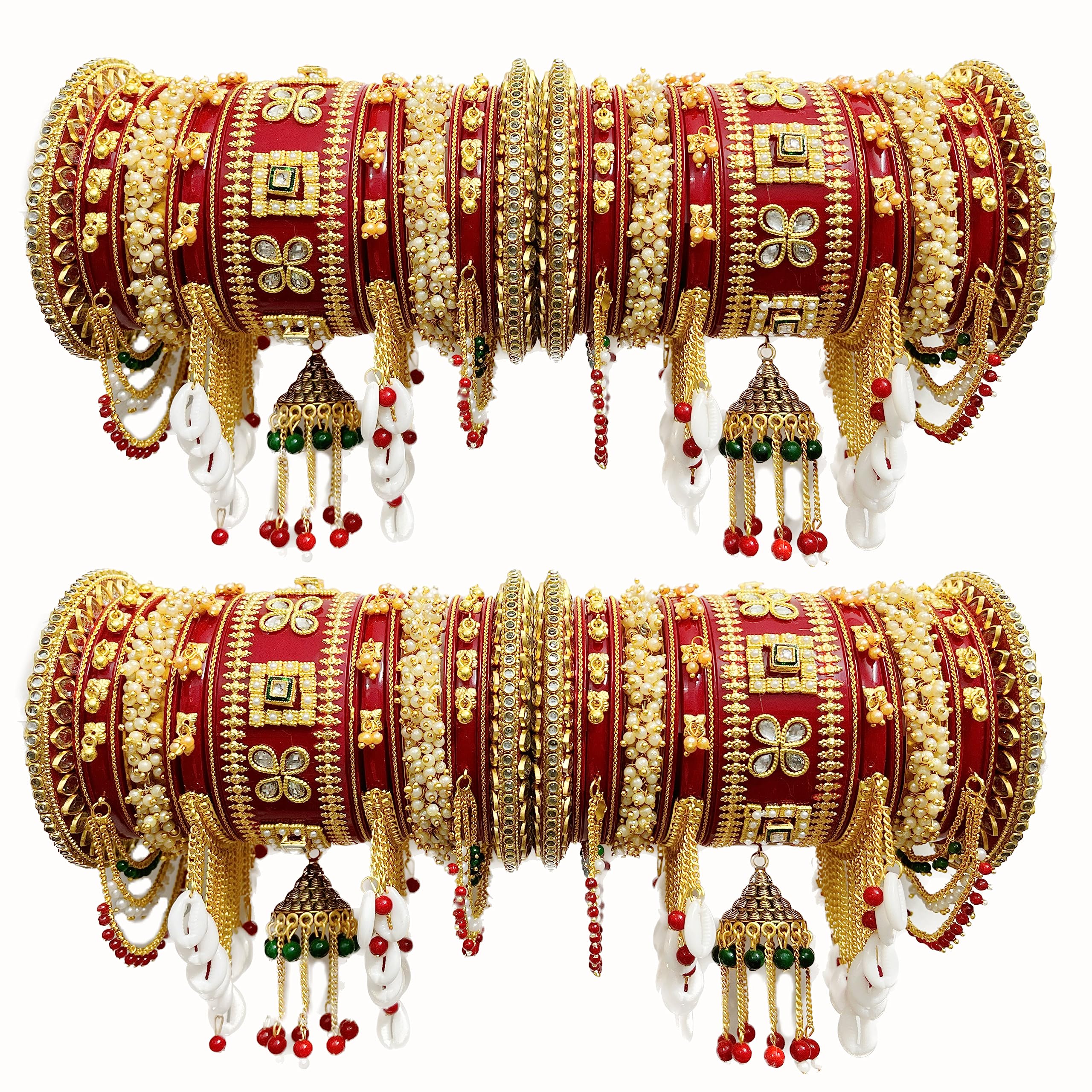 See full amazon price history chart for SHINE OF STARS Womens Beautiful Golden Chura | Bridal Wedding Chooda | Red Bridal Bangle-36 (2.6) SHINE OF STARS Womens Beautiful Golden Chura | Bridal Wedding Chooda | Red Bridal Bangle-36 (2.6) (B0CBWXMJLJ) Amazon Price History, Amazon Price Tracker
