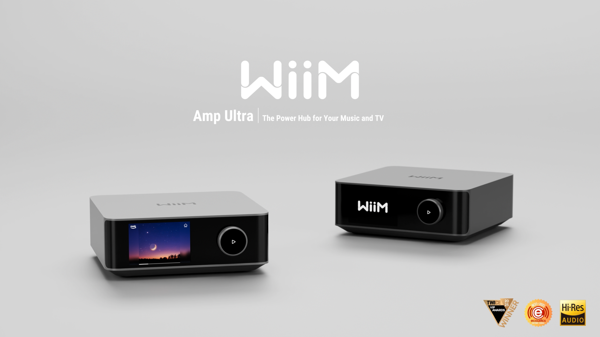WiiM Amp Ultra with Voice Remote 2 | 100W Streaming Amplifier with