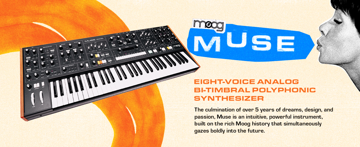 Amazon.com: Moog Muse - 8-Voice Analog Bi-Timbral Polyphonic
