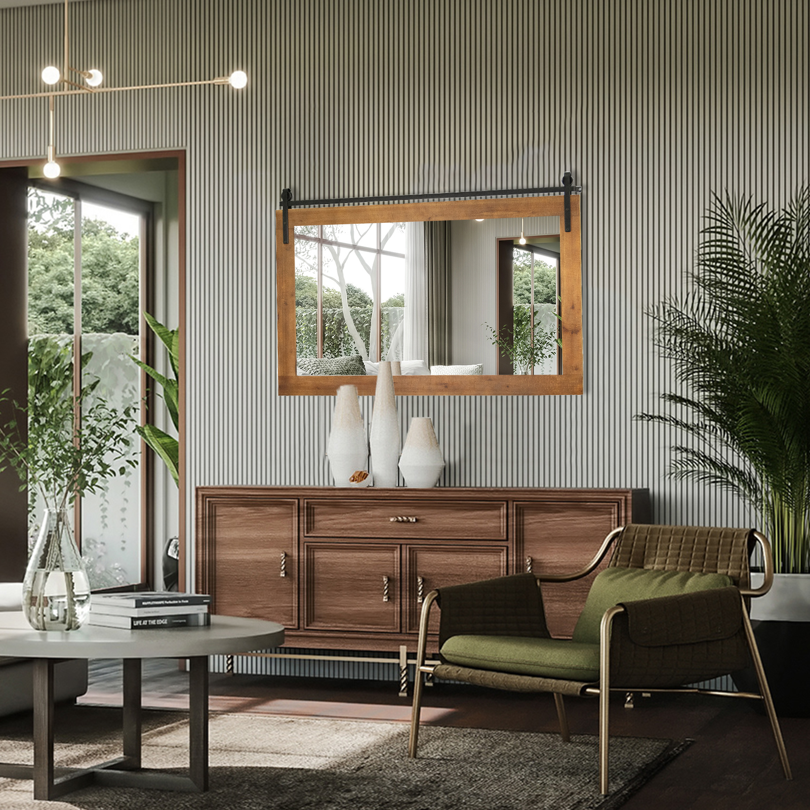 Amazon.com: SeekElegant Farmhouse Bathroom Mirror, 40” x 26