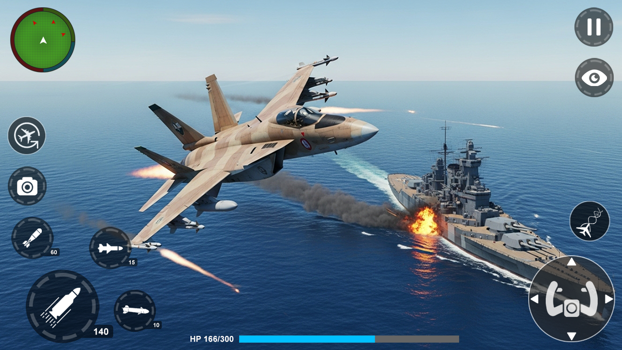 Fighter Jet Air Strike Plane Game - Sky Combat War - App on the Amazon ...