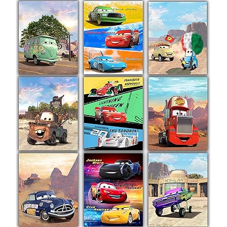 amazon com trends international disney cars 3 lightning mcqueen wall poster 22 375 x 34 everything else